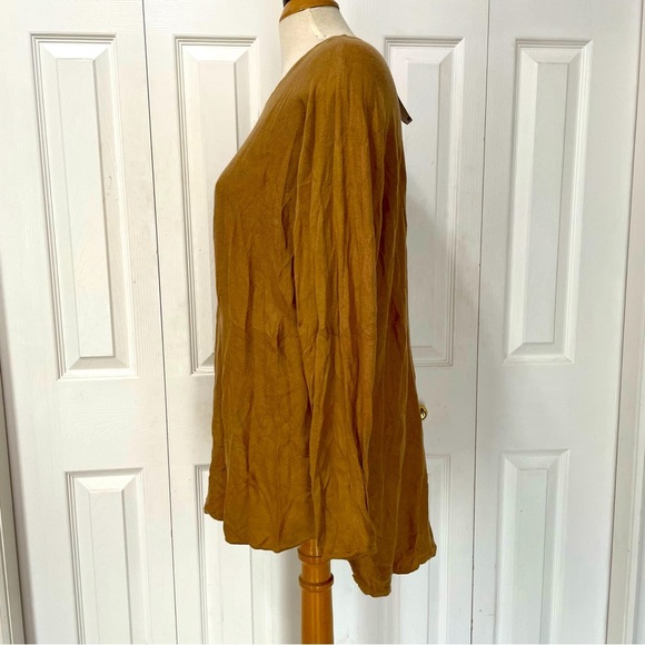 NWT Michael Kors Brown Long Sleeve Sweater Size Large - Picture 5 of 9